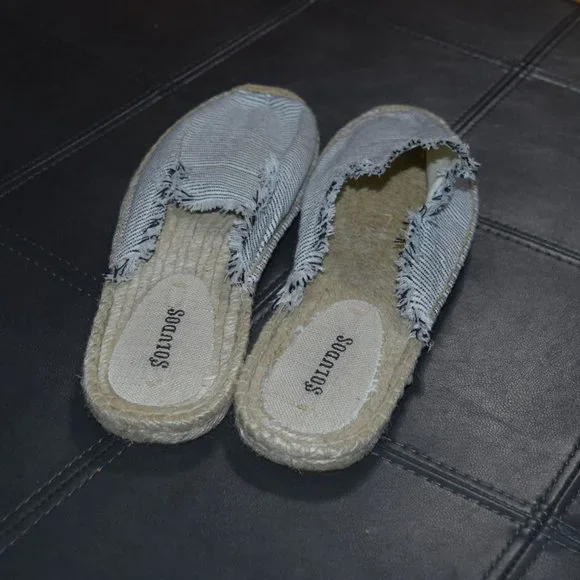 Soludos Women's sz 9  Mules Espadrilles Slip On Shoes - Never Worn Outside - Picture 3 of 5